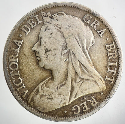 1898 Victoria Half - Crown Silver Coin | Collectable Grade