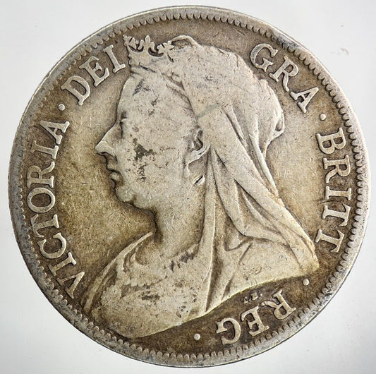 1898 Victoria Half - Crown Silver Coin | Collectable Grade