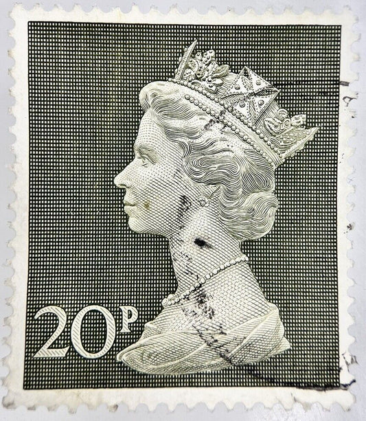 British Elizabeth II Large 20 Twenty - Pence Stamp | Collectable Grade