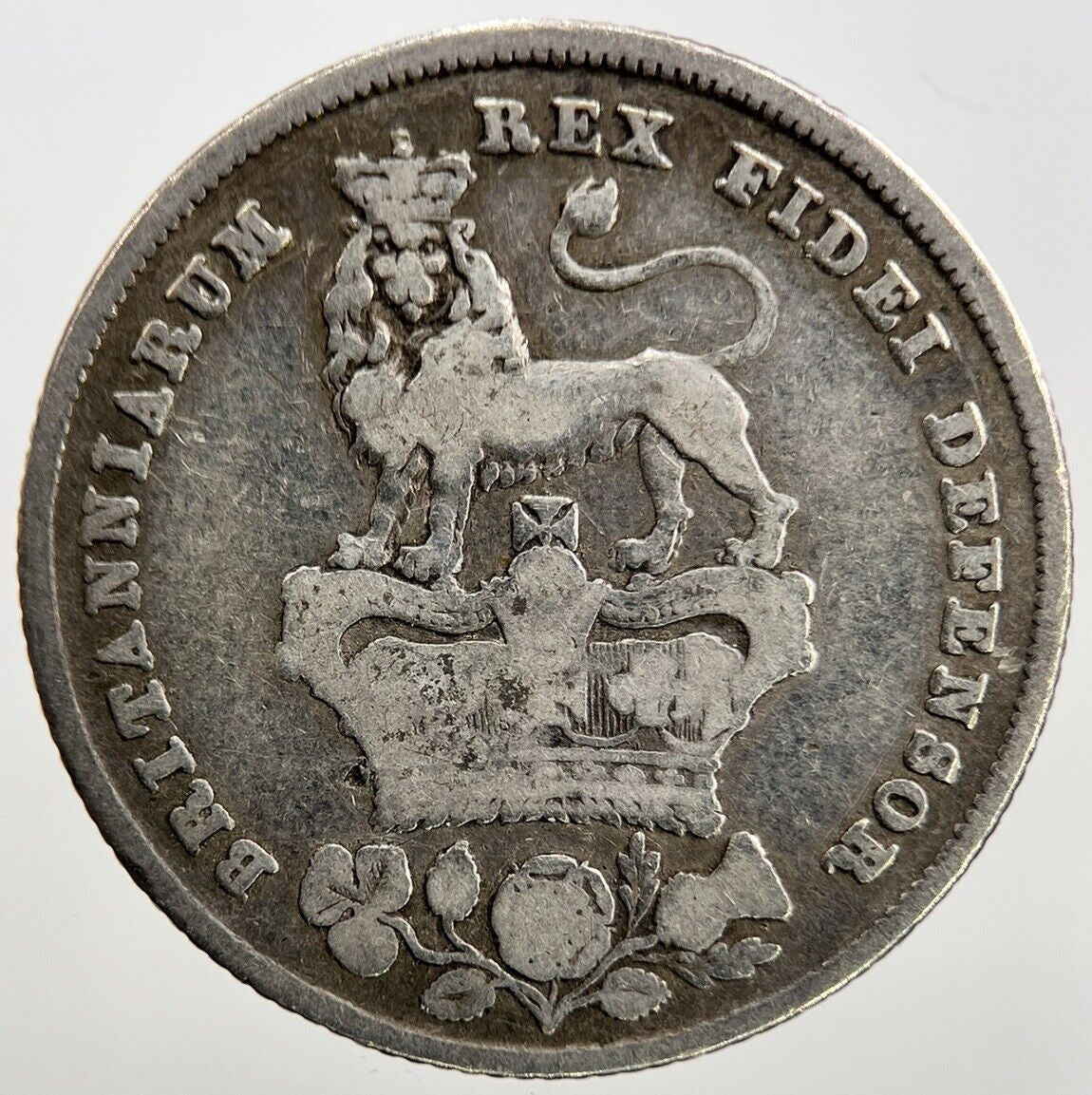 1826 George IV Shilling | British Silver Coin | Collectable Grade | a1512