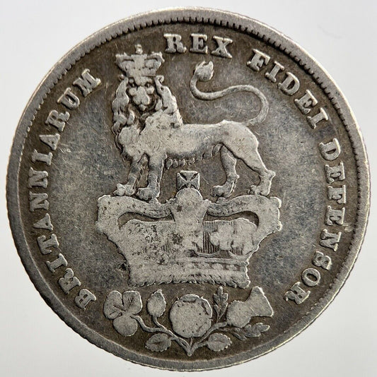 1826 George IV Shilling | British Silver Coin | Collectable Grade | a1512