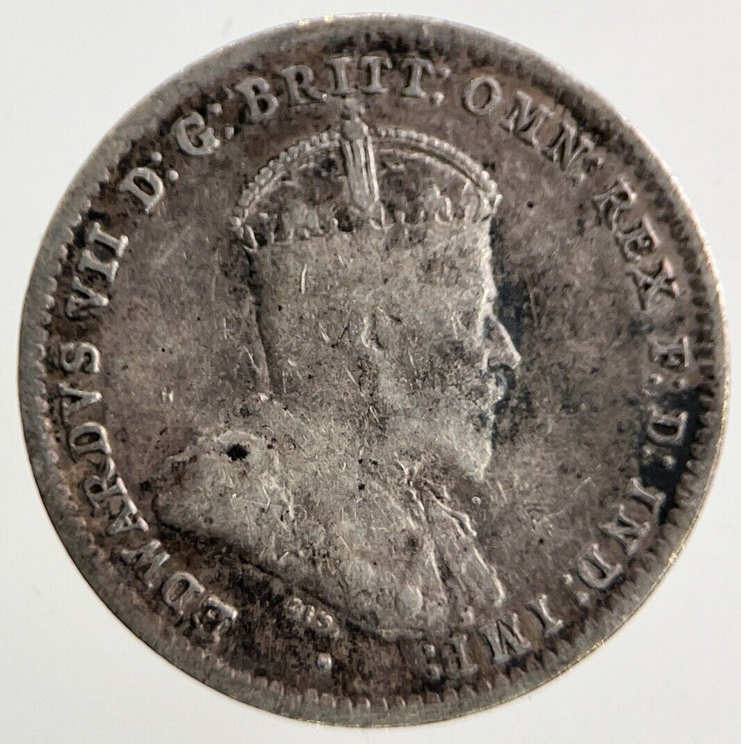 1910 Australia Threepence Silver Coin | Fine Collectable Grade