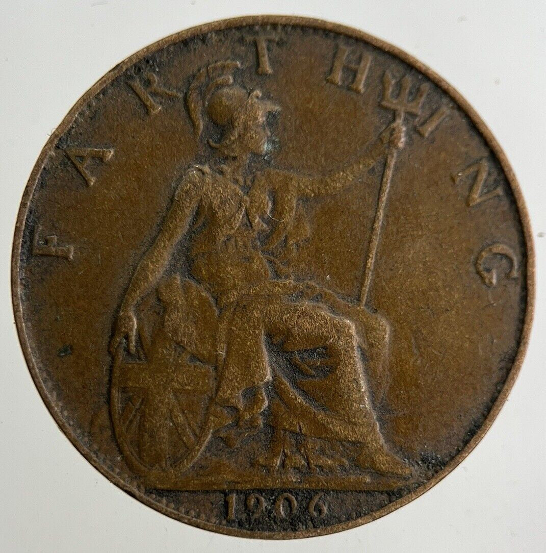 1906 Edward VII Farthing Coin | Fine Collectable Grade