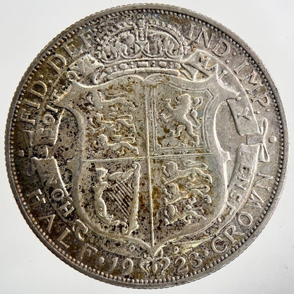 1923 George V Half - Crown Silver Coin | Very High Grade