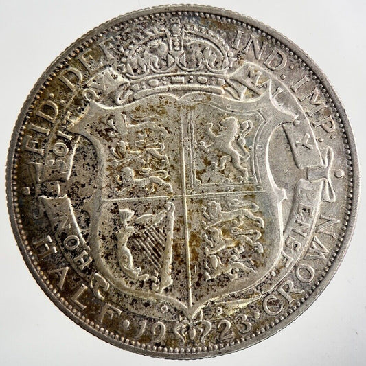 1923 George V Half - Crown Silver Coin | Very High Grade