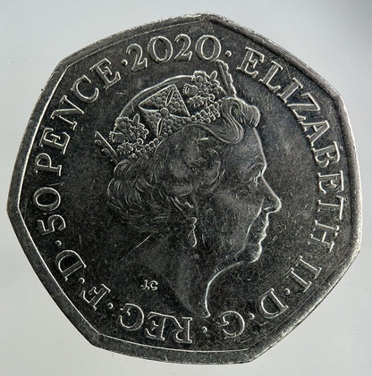 2020 Elizabeth II 2nd Diversity Britain 50p Fifty - Pence Coin | Collectable Grade