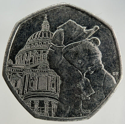 2019 Elizabeth II 2nd Paddington Bear 50p Fifty - Pence Coin | Collectable Grade