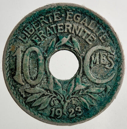 1923 France 10 Centimes Coin | Fine Collectable Grade