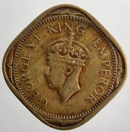 1943 George VI India 2 Two Annas Coin | Fine Collectable Grade | a5763