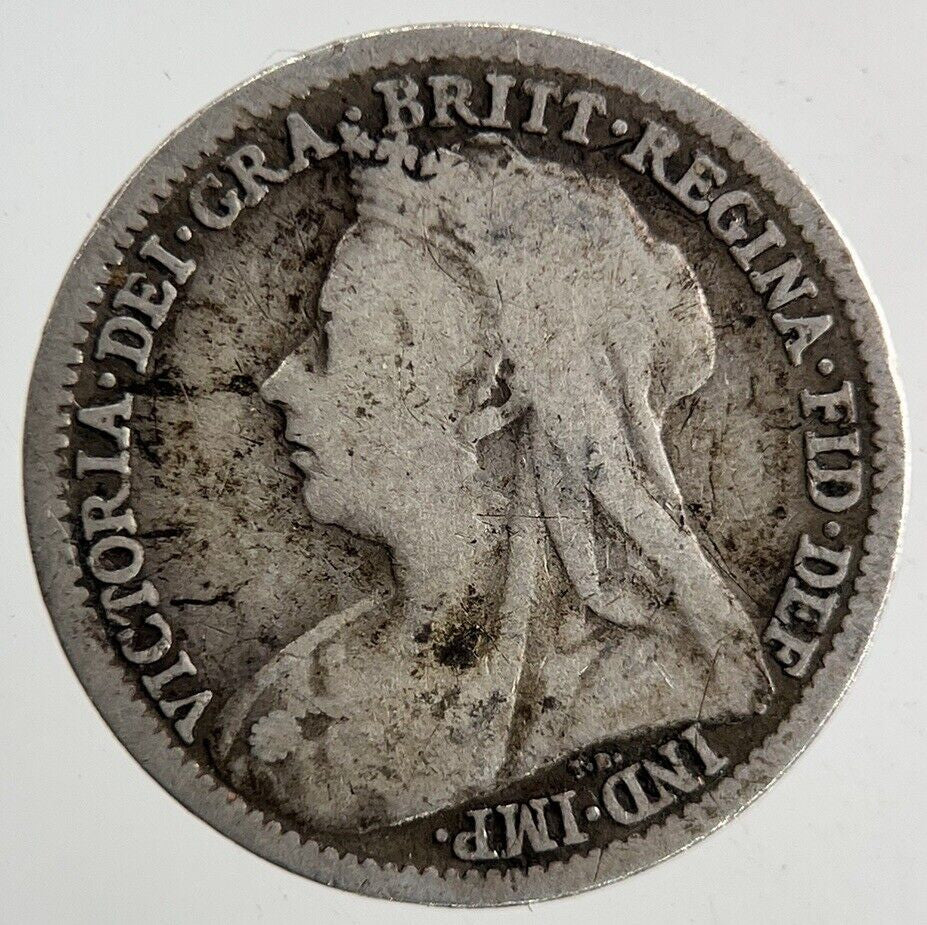 1898 Victoria Silver Threepence Coin | Collectable Grade