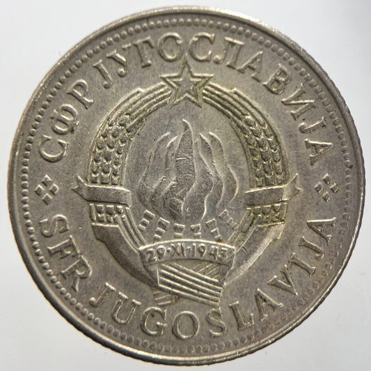 1980 Yugoslavia 10 Dinara Coin | Fine Collectable Grade | a7332