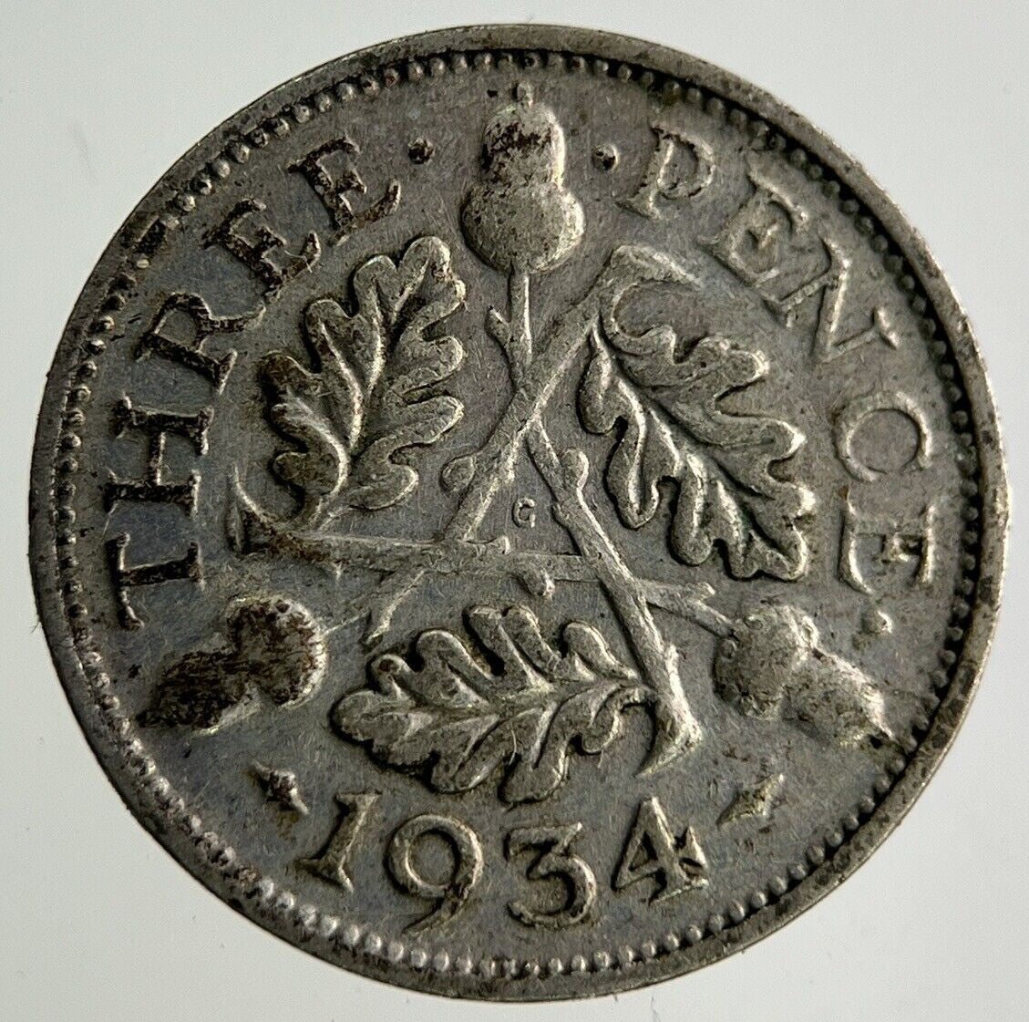 1934 George V Threepence Silver Coin | Collectable Grade