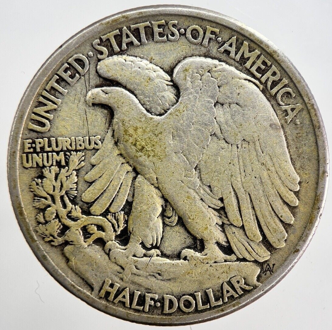 1944 US USA Liberty Half Dollar Silver Coin | Fine Collectable Grade | a6196