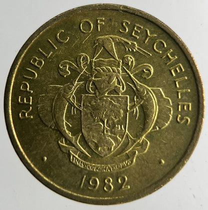 1982 Seychelles 1 Cent Coin | Fine Collectable Grade