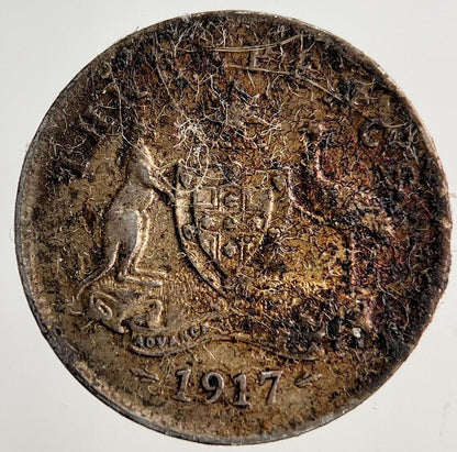 1917 Australia Threepence Silver Coin | Collectable Grade