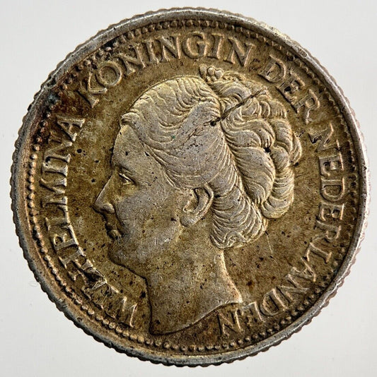 1944 Netherlands 25 Cents Silver Coin | Very High Grade