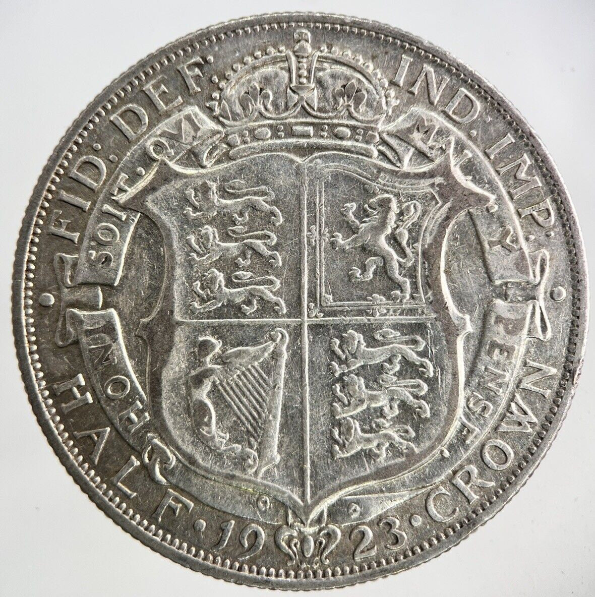1923 George V Half - Crown Silver Coin | Fine Collectable Grade
