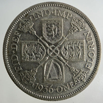 1936 George V Florin Silver Coin | Fine Collectable Grade
