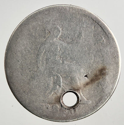 1840 Victoria Four - Pence Groat Silver Coin | Fair Grade