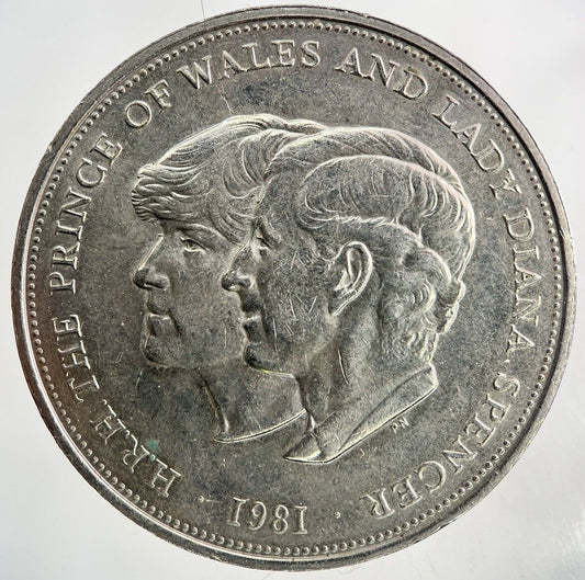 1981 Charles & Diana Wedding Crown Coin | Fine Collectable Grade