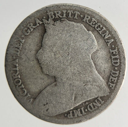 1896 Victoria Threepence Silver Coin | Collectable Grade