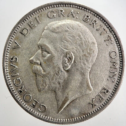 1927 George V Half - Crown Silver Coin | Very High Grade | a8142
