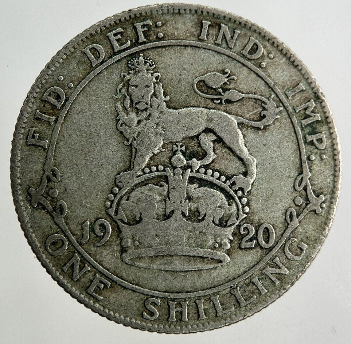 1920 George V Shilling Silver Coin | Collectable Grade