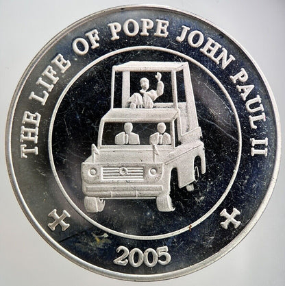 2005 John Paul II Pope Proof Silver Coin | Fine Collectable Grade | a2828