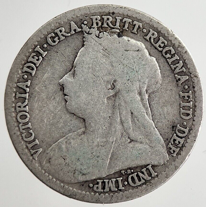 1899 Victoria Threepence Silver Coin | Collectable Grade | a8839