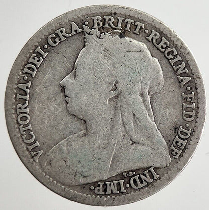 1899 Victoria Threepence Silver Coin | Collectable Grade | a8839