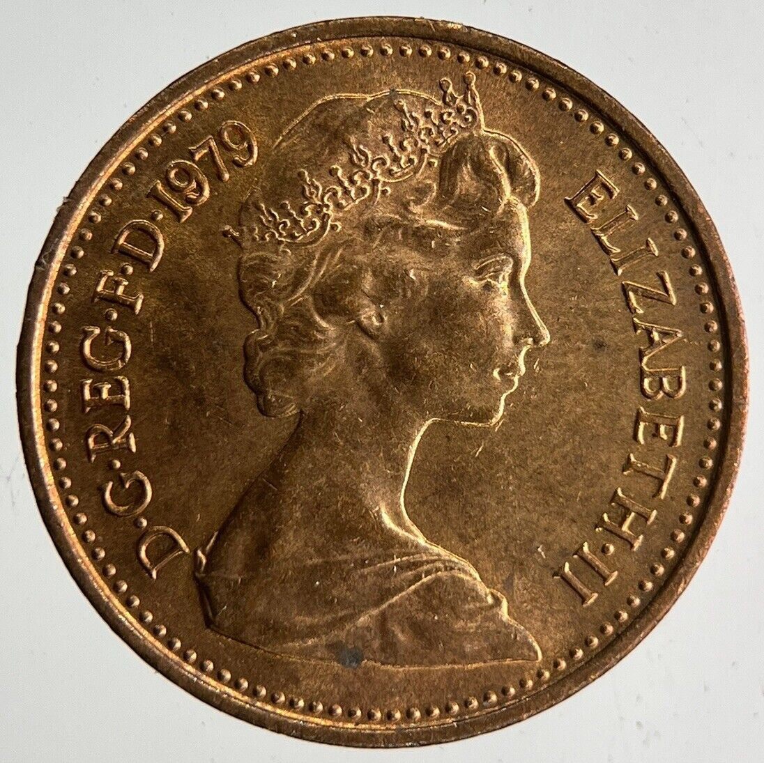 1979 Elizabeth II 2nd New Half - Penny Coin | Very Fine Grade