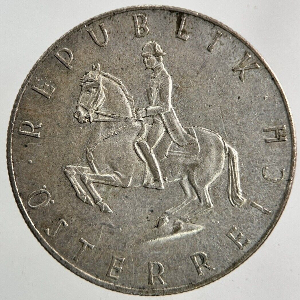 1960 Austria 5 Schilling Silver Coin | Fine Collectable Grade