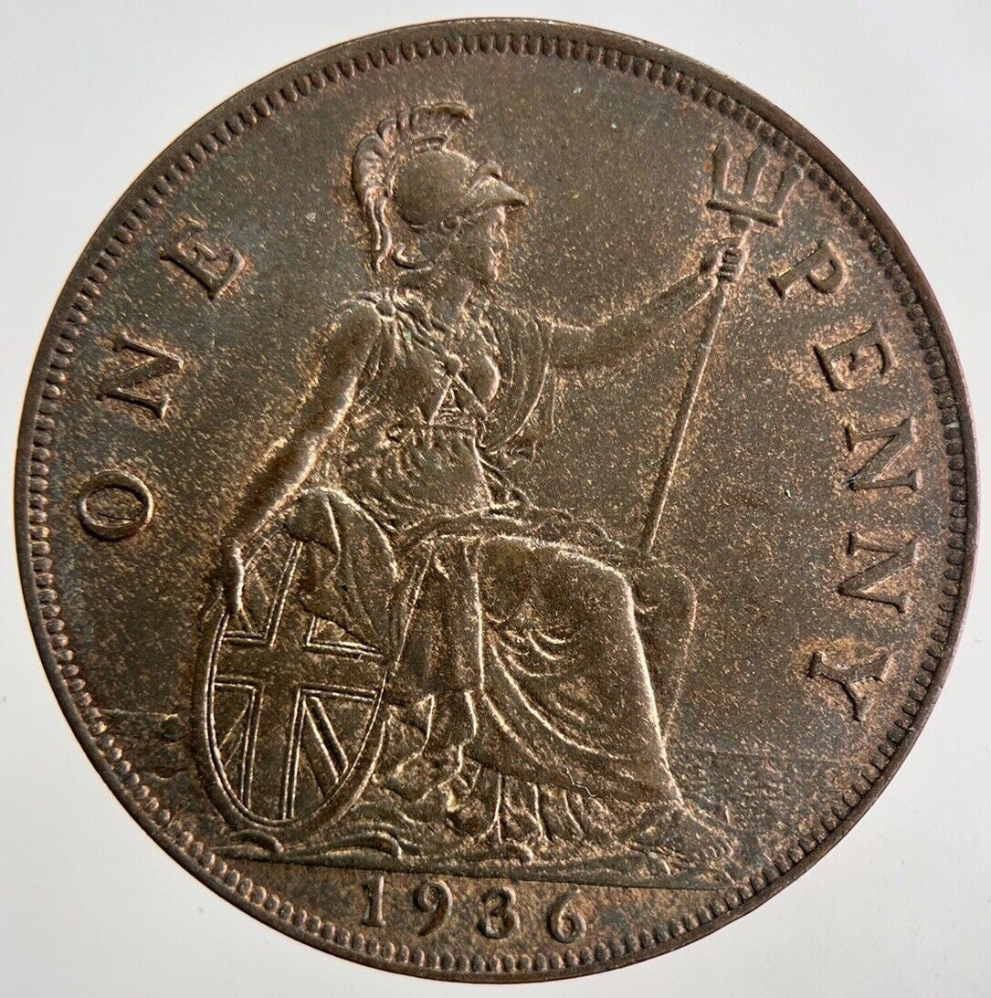 1936 George V One Penny Coin | Very High Grade