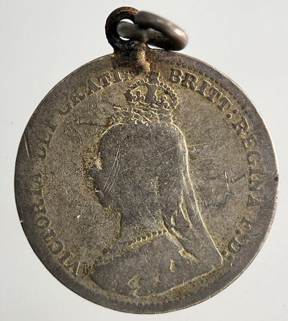 1890 Victoria Threepence Silver Coin | Collectable Grade