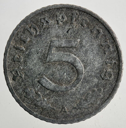 1941 Germany Nazi 5 Pfennig Coin | Fine Collectable Grade
