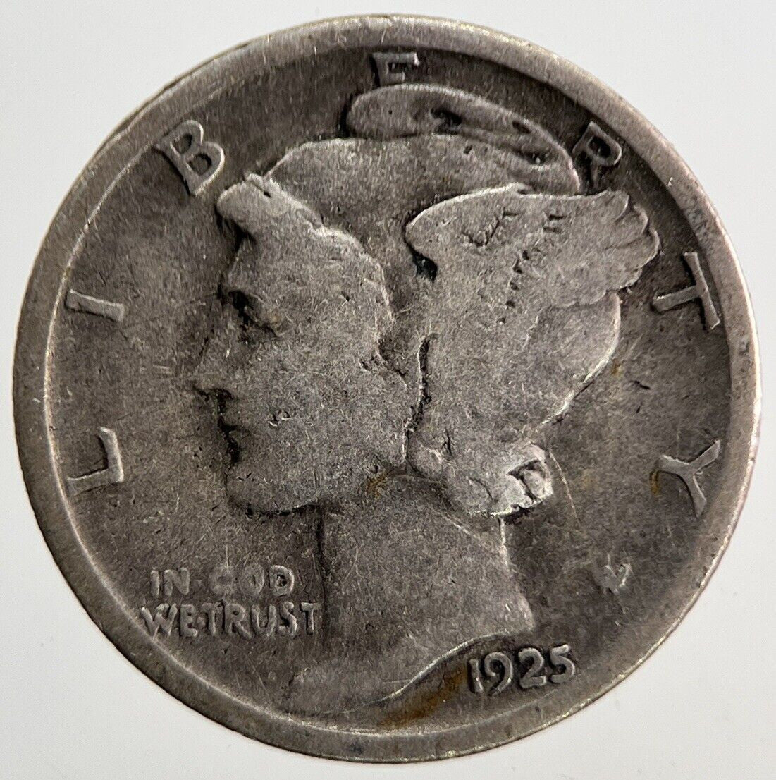 1925 US USA Mercury Dime Silver Coin | Collectable Grade