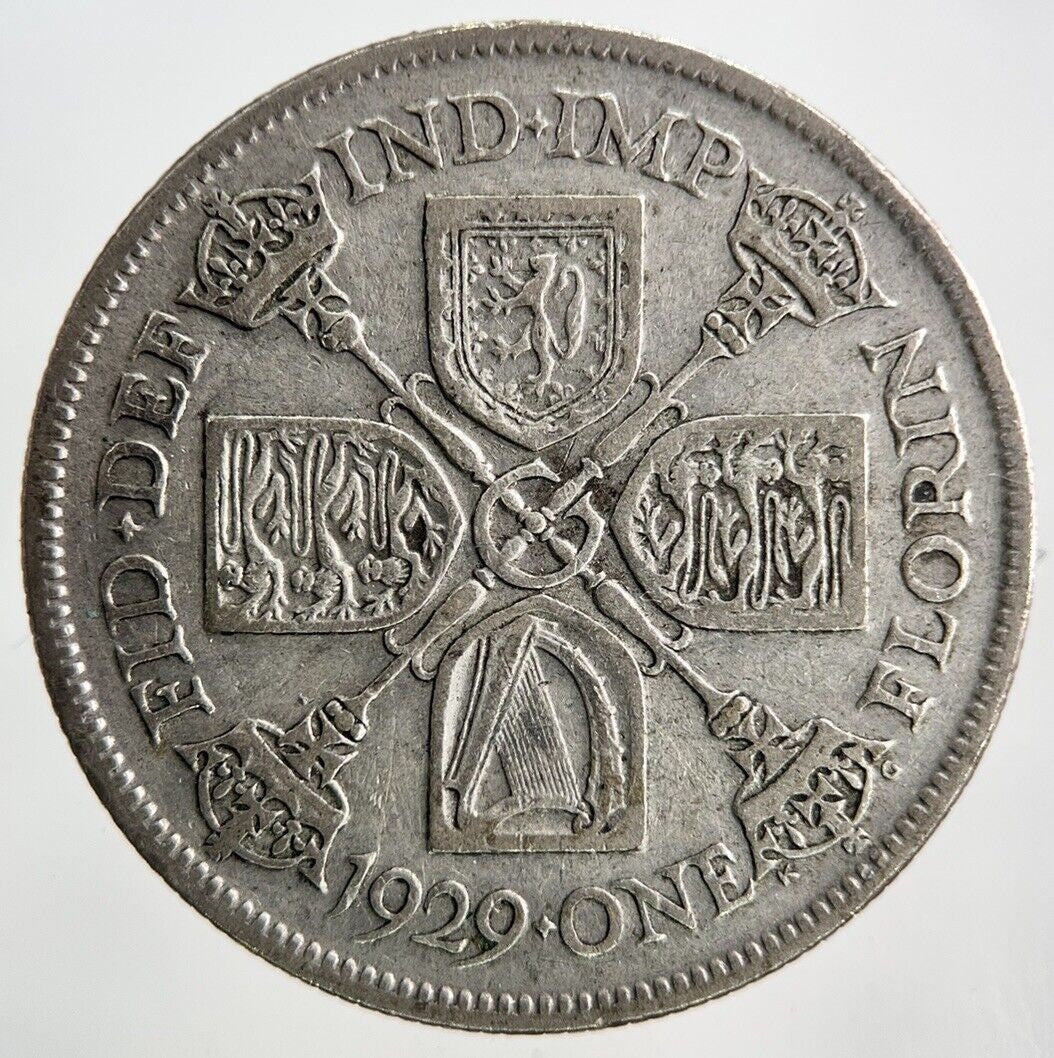 1929 George V Florin Silver Coin | Collectable Grade