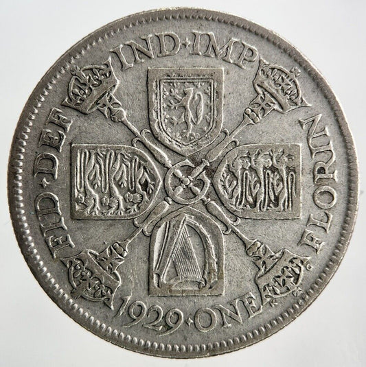 1929 George V Florin Silver Coin | Collectable Grade