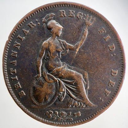 1854 Victoria One Penny Coin | Very High Grade