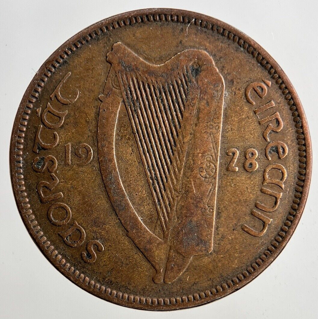 1928 Irish Half-Penny Coin | Collectable Grade
