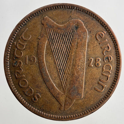 1928 Irish Half-Penny Coin | Collectable Grade