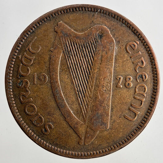 1928 Irish Half-Penny Coin | Collectable Grade