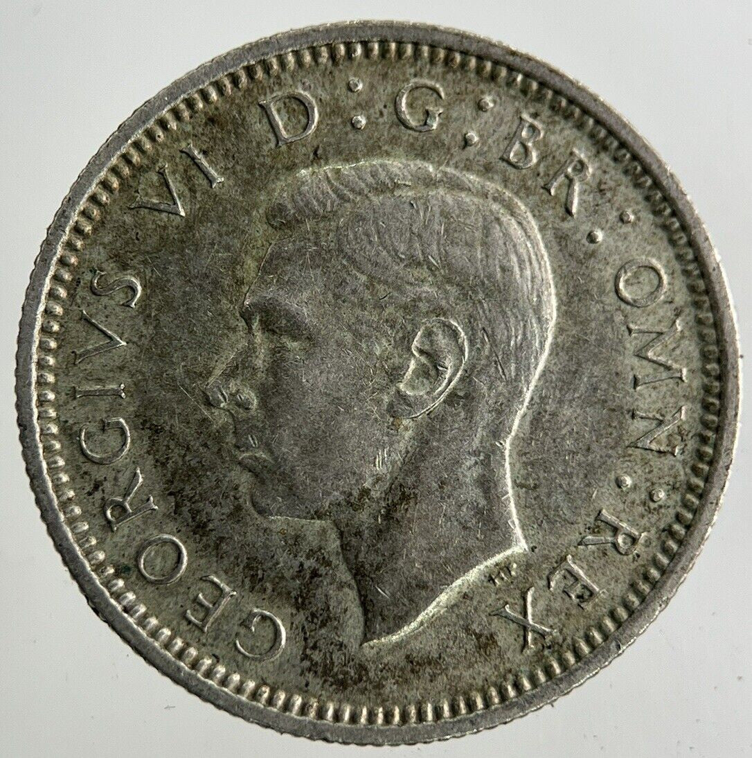 1937 George VI Sixpence Silver Coin | Very High Grade