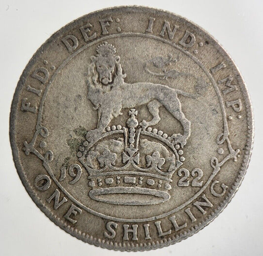 1922 George V Shilling Silver Coin | Collectable Grade
