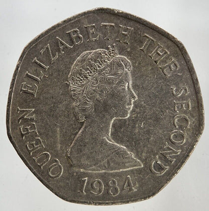 1984 Jersey 20p Twenty - Pence Coin | Fine Collectable Grade