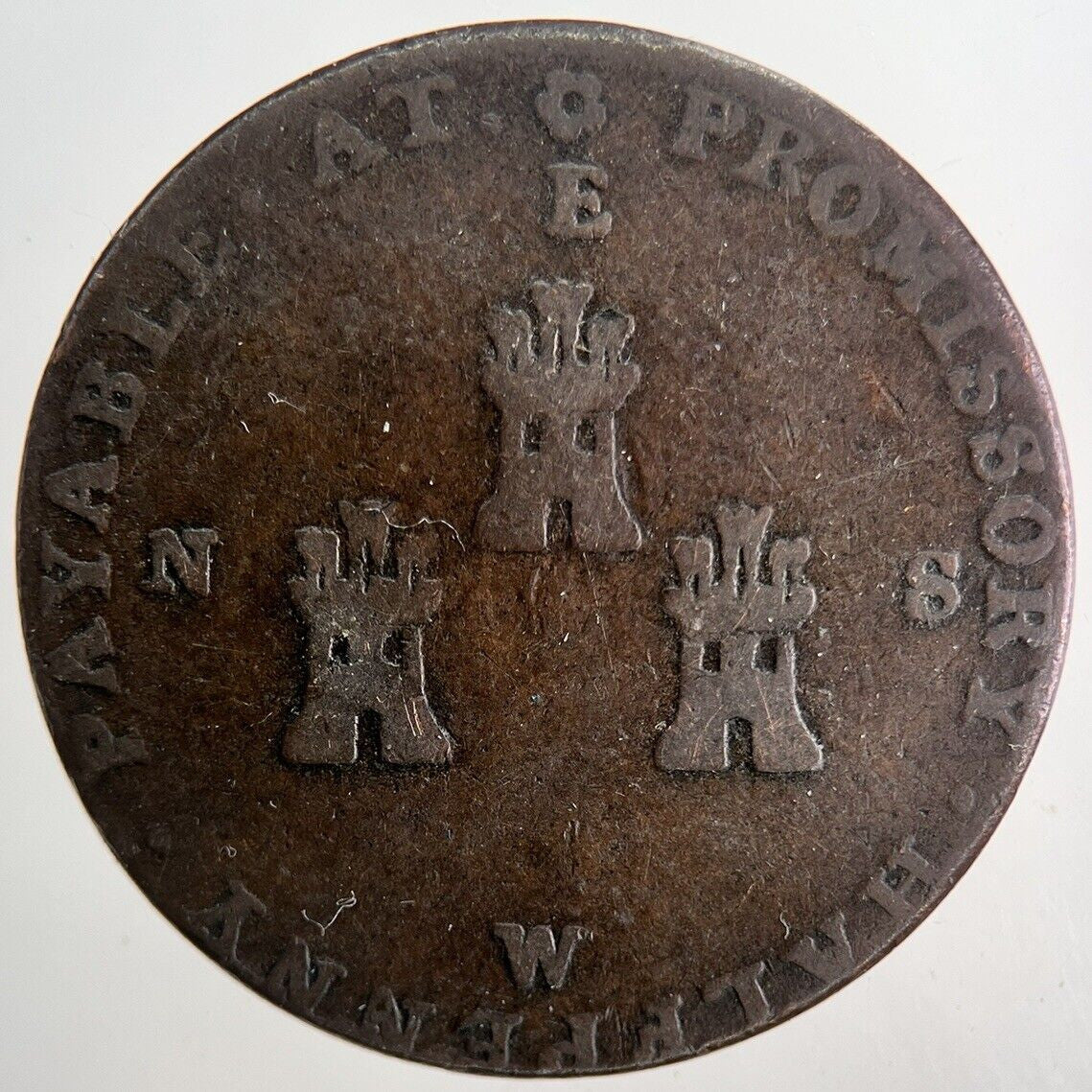 1792 Macclesfield Half - Penny Token | Fine Collectable Grade | a6548