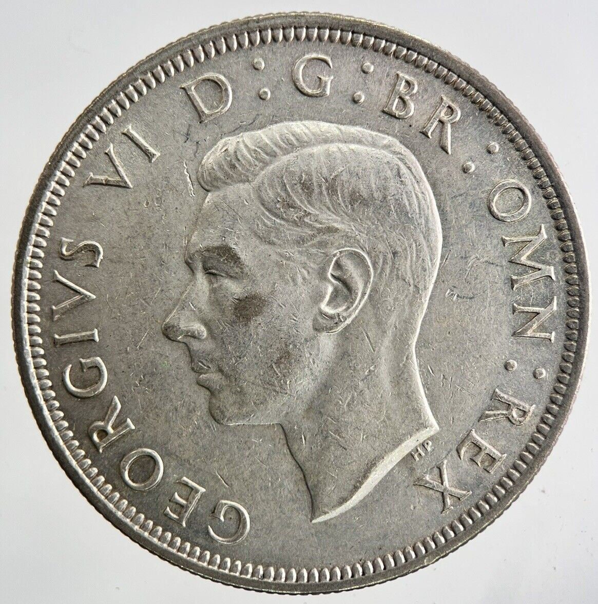 1944 George VI Half - Crown Silver Coin | Very High Grade