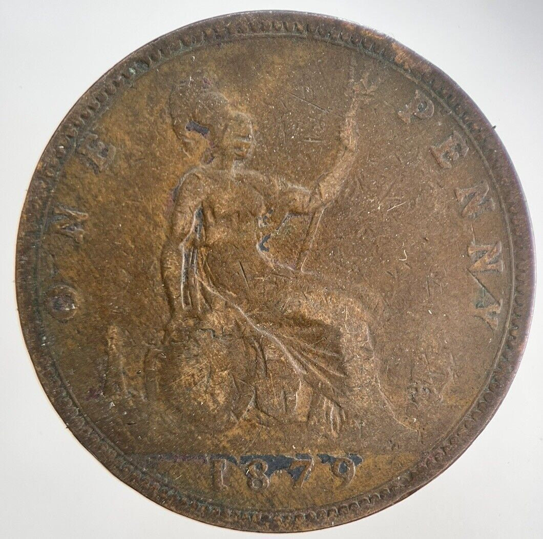 1879 Victoria One Penny Coin | Collectable Grade | a9079
