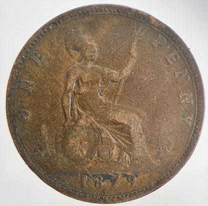 1879 Victoria One Penny Coin | Collectable Grade | a9079