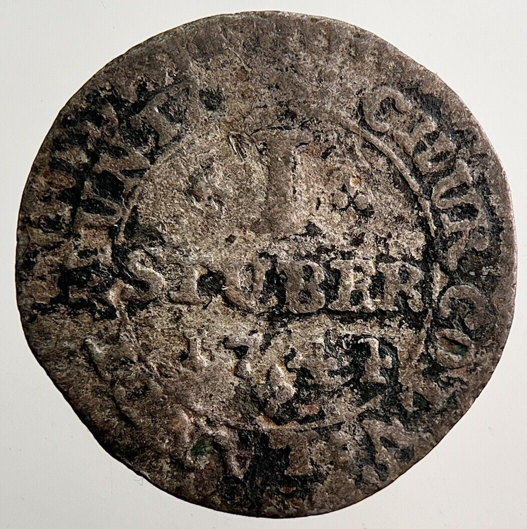 1744 Germany 1 Stuber Coin | Collectable Grade | a3762